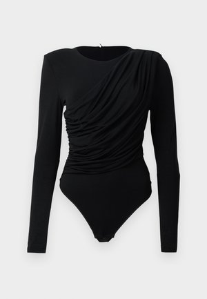 AMERICAN BEAUTY BODYSUIT  THONG - Top dugih rukava - black
