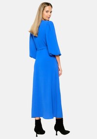 LolaLiza WRAP WITH BALLOON SLEEVES - Maxi šaty - blue