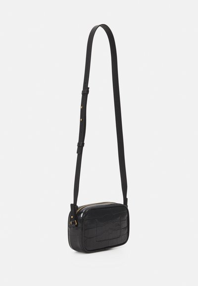 Emporio Armani CAMERA CASE CERVO CAMERA CASE CROC - Cross body bag - nero
