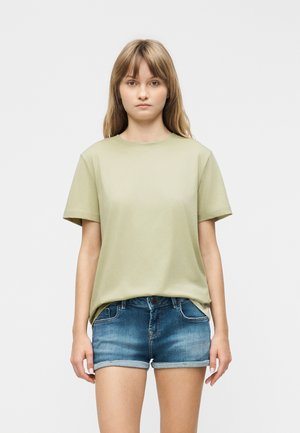 SLFMYESSENTIAL O NECK TEE - T-shirts - lint