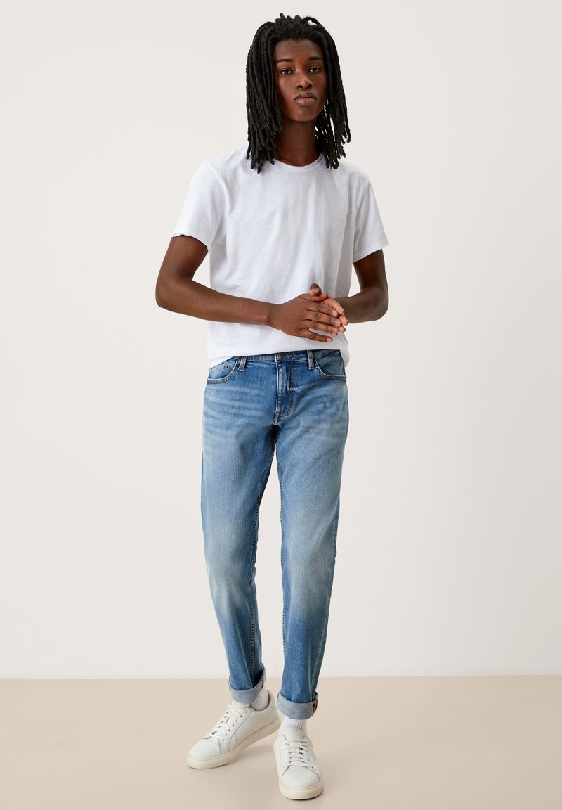 QS Jeans Donna, Slim Fit, 5 Tasche, Vita Con Passanti, Lavaggio Classico