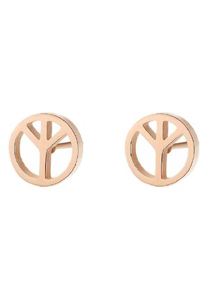 PEACE SIGN - Ohrringe - rosegoldfarben