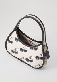 COACH ERGO BAG IN COACHTOPIA LEATHER WITH CHERRY PRINT - Håndtasker - black/cloud multi