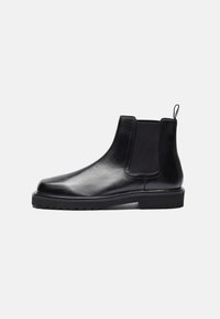 LEATHER - Classic ankle boots - black