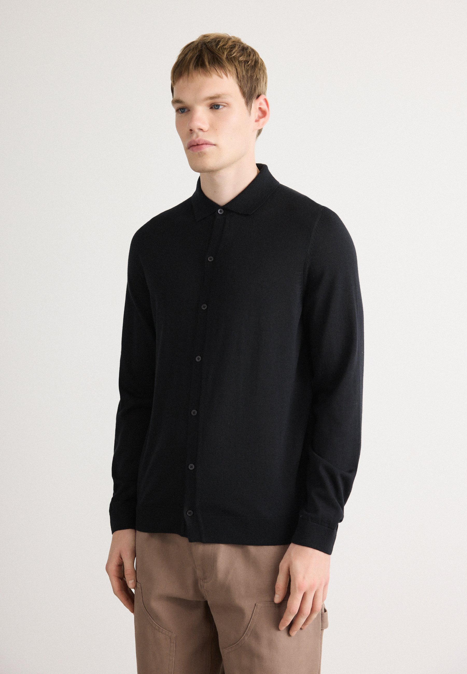 BOSS HELBERT Cardigan black/nero