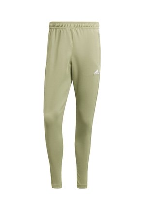 TIRO - Pantaloni sportivi - tent green   white