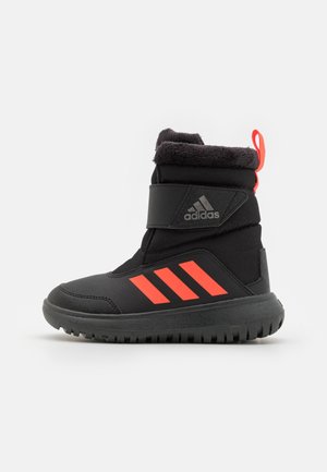WINTERPLAY KIDS - Stivali da neve  - core black/solar red/iron metallic