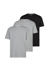 Unausgewählt, grau/schwarz