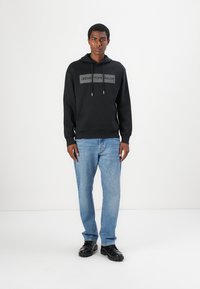 TOM TAILOR DENIM PRINTED  - Bluză de molton - black