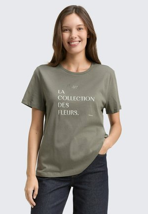 MIT PRINT - T-Shirt print - cloudy green