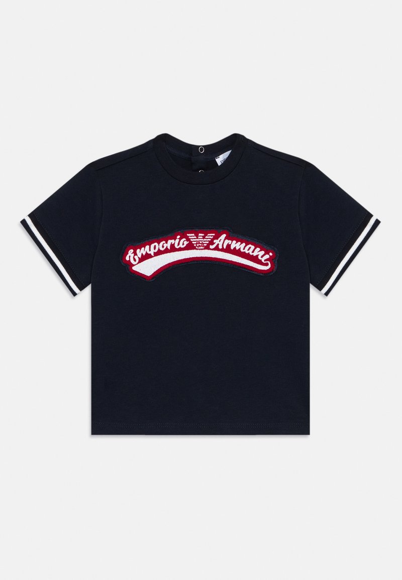 Emporio Armani T-shirt print donkerblauw Emporio Armani T-shirt print donkerblauw