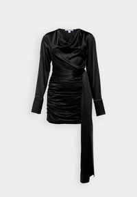 WAIST TIE DRAPED DRESS - Robe de soirée - black