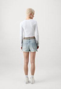 ONLY Dames Onlrobyn Ex Hw St Vintage DNM Shorts, blauw (light blue denim), S