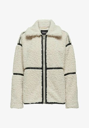 ONLY Forro polar - white sand