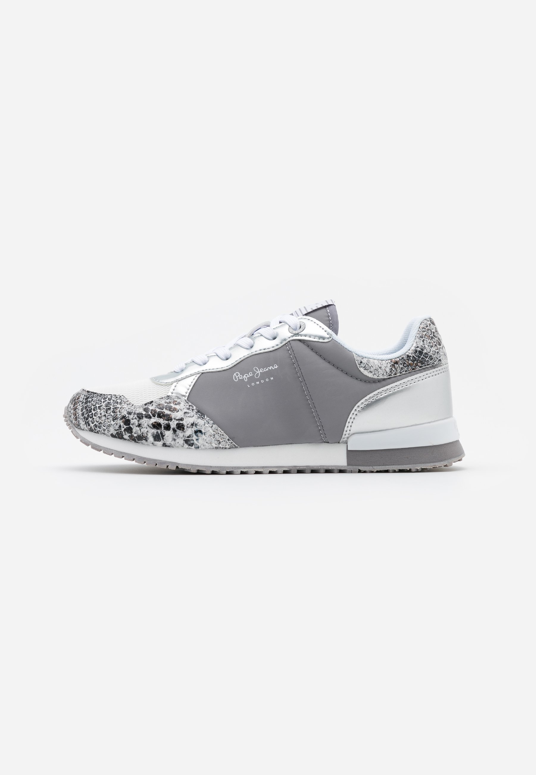 Pepe Jeans ARCHIE FUN - Trainers - silver/dark grey - Zalando.ie