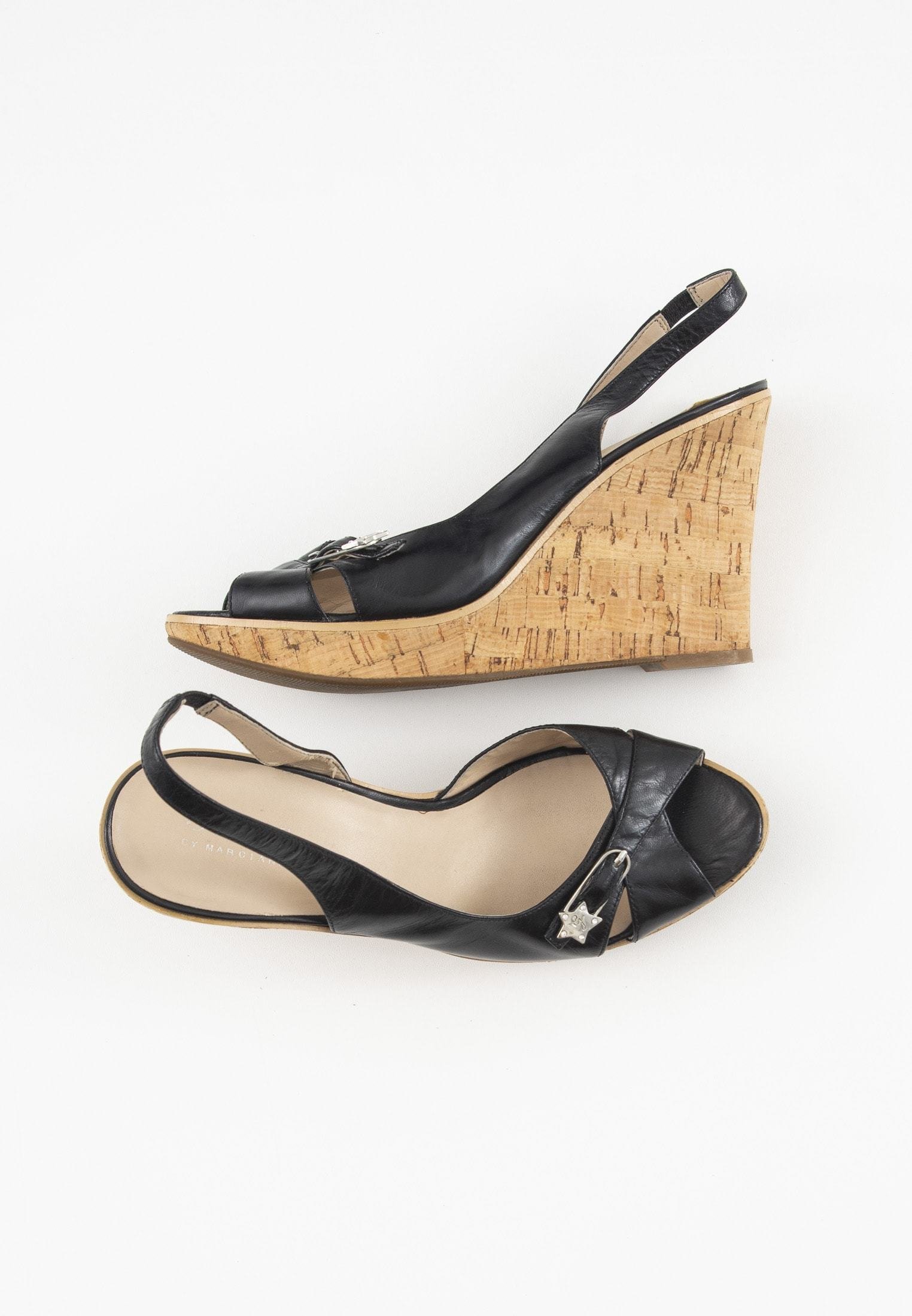 Guess Sandalen met hoge hak - black/Zwart - Zalando.be