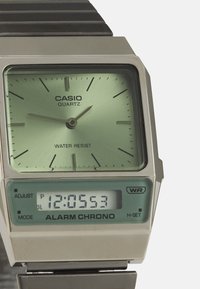 Casio UNISEX - Montre à affichage digital - gunmetal/green