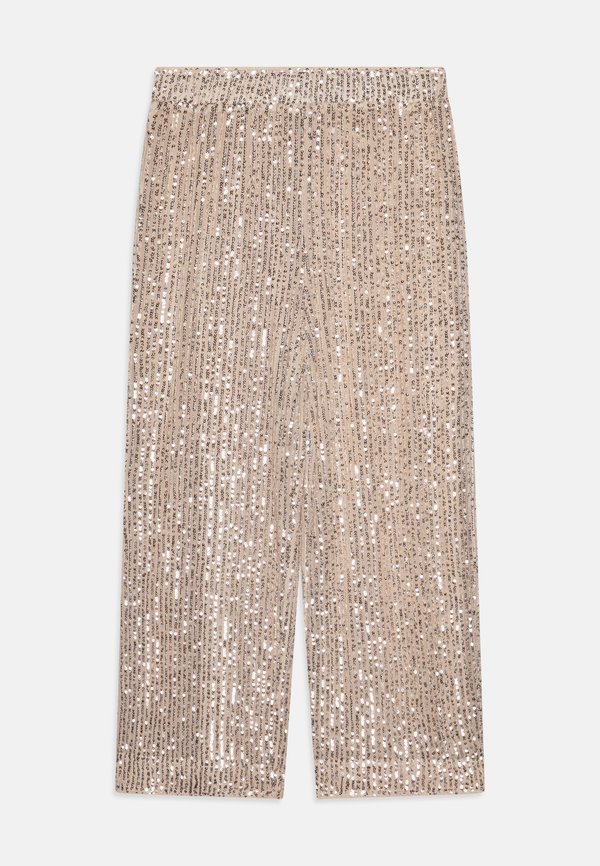 ULTRA WIDE LEG PARTY MATCH - Trousers - champagne3