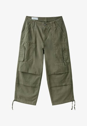 Stradivarius, PIRATE CARGO TROUSERS - Pantalon classique - khaki