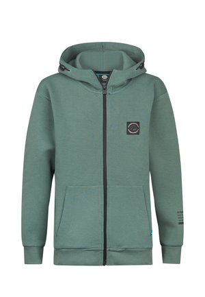 SISKIYOU - Zip-up sweatshirt - green smoke
