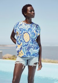Next SHORT SLEEVE CREW NECK - Marškinėliai su spaudiniu - multi
