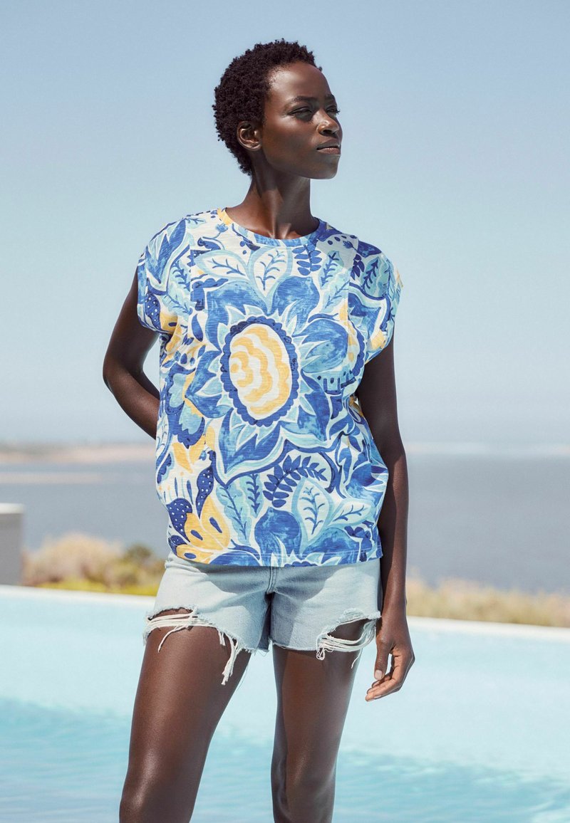 Next SHORT SLEEVE CREW NECK - Camiseta estampada - multi
