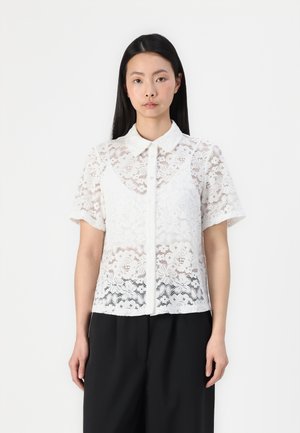 VMHONEY SHIRT - Overhemdblouse - snow white
