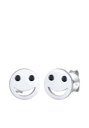 Elli BASIC HAPPY FACE - Earrings - silber