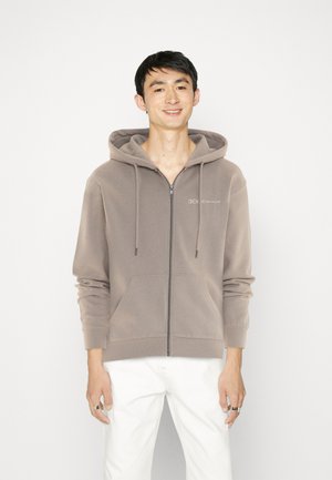 Mikina na zip - light dove grey