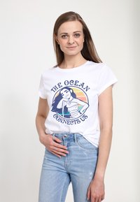 Henry Tiger SUNSET MOANA - T-shirt z nadrukiem