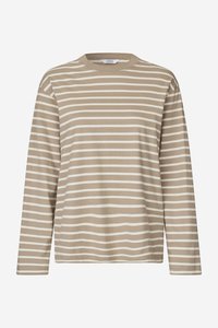 KULLA - Long sleeved top - beige/white