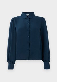 JDYDIVYA LIFE PUFF SHIRT - Πουκαμίσα με κουμπιά - total eclipse