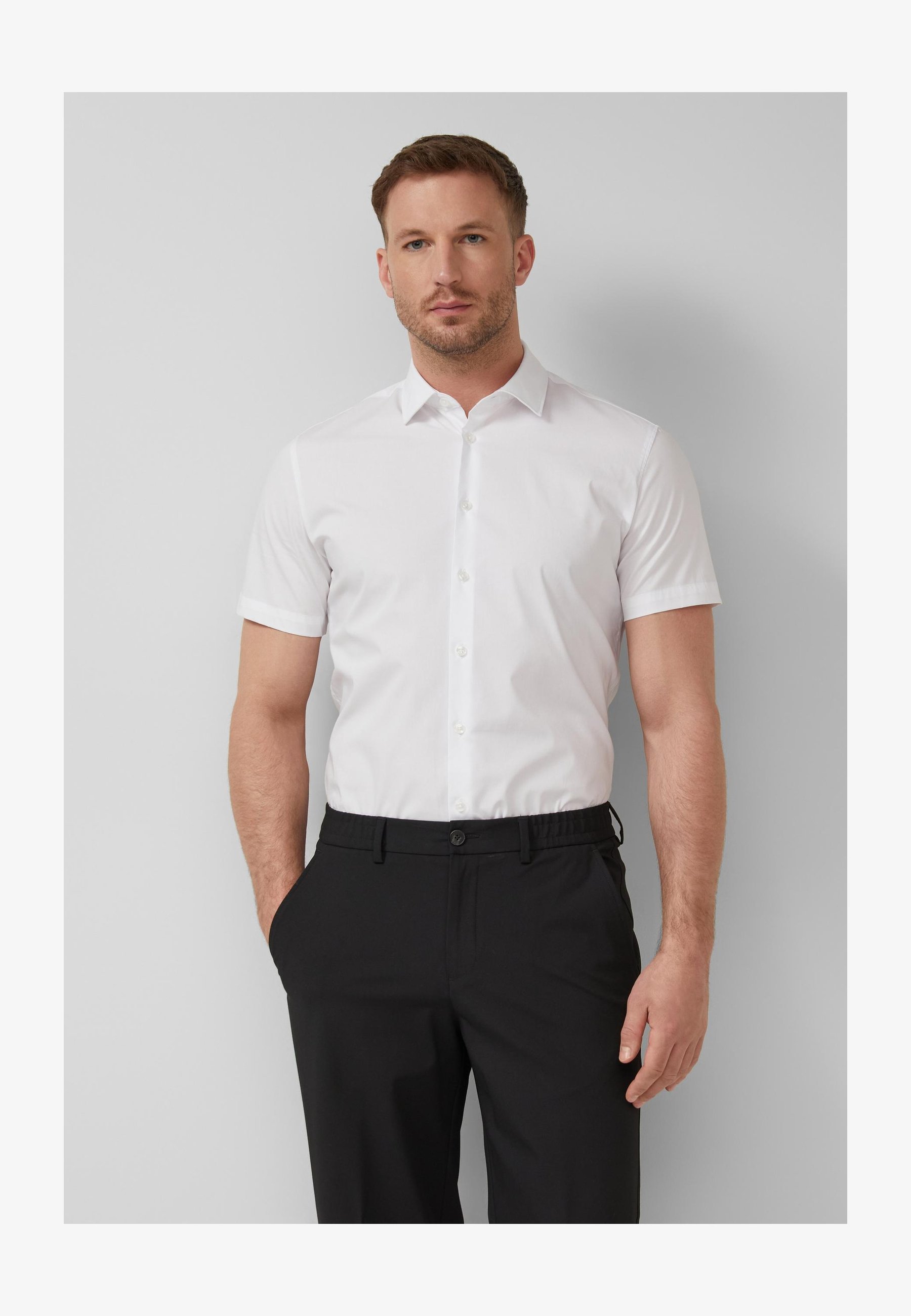 S.Oliver Camicia Uomo Maniche Corte – Stampa All-over, Vestibilità Regular, Colletto Con Risvolto