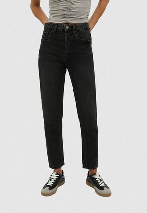 Relaxed fit jeans - black denim