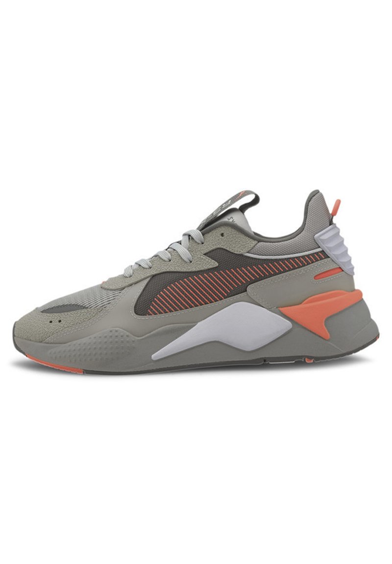 puma cruise rider metal trainers in white and rose gold