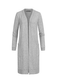 Cloud 5ive LONGFORM MIT 2 SEITL. TASCHEN - Kardiganas - grey melange