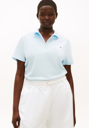 Tommy Hilfiger Curve CURVE 1985 SLIM FIT PIQUE POLO SHIRT - Poloskjorter - keepsake blue