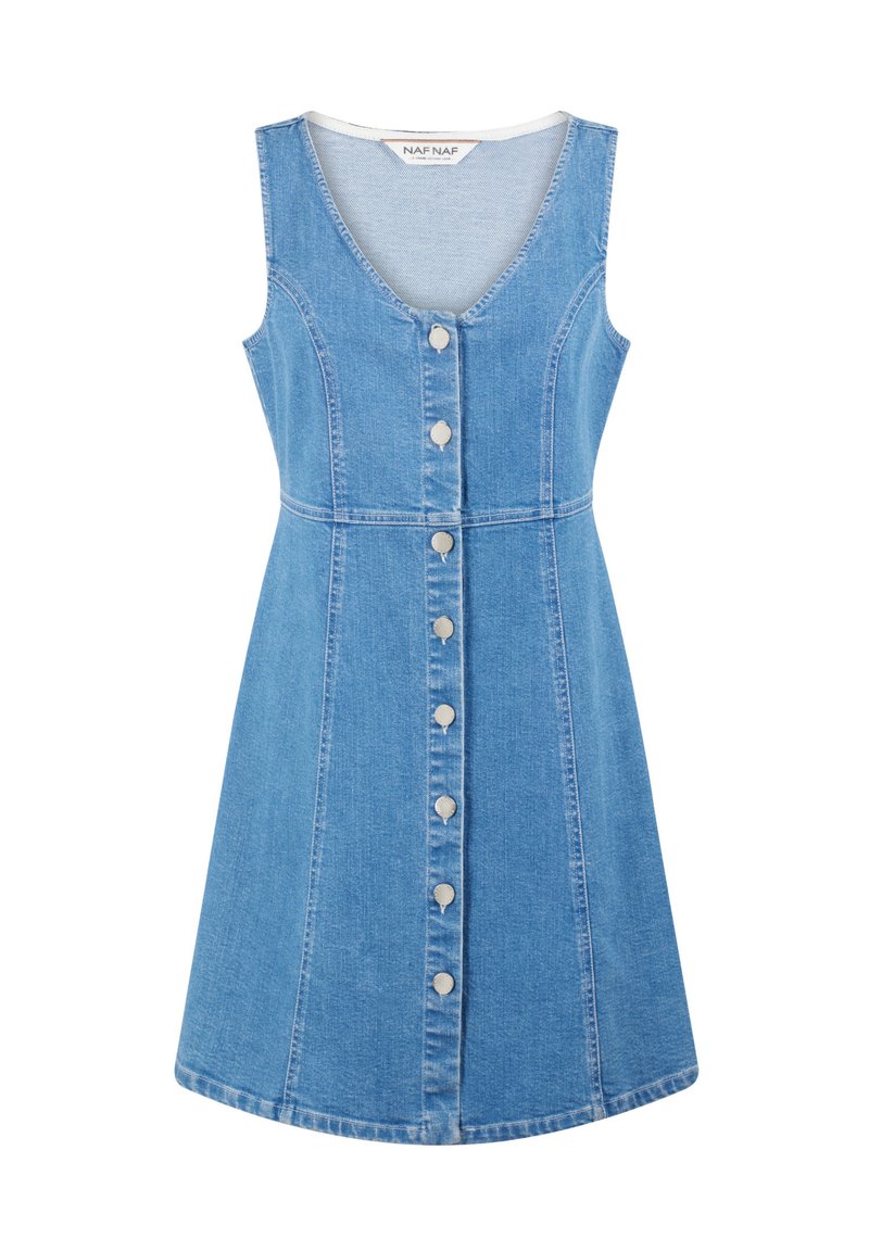 NAF NAF Jeansjurken blauw