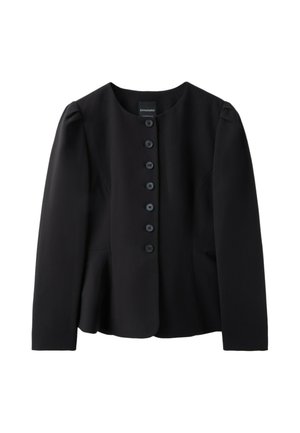 Stradivarius, PEPLUM BLAZER - Blazer - black