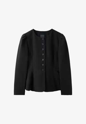 Stradivarius, PEPLUM BLAZER - Blazer - black