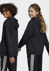 adidas Performance U FI LOGO HD - Felpa con cappuccio - black   black