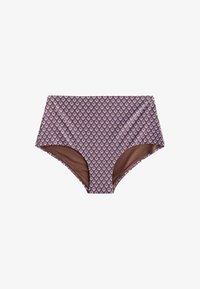 Sélectionné, chocolate brown geometric