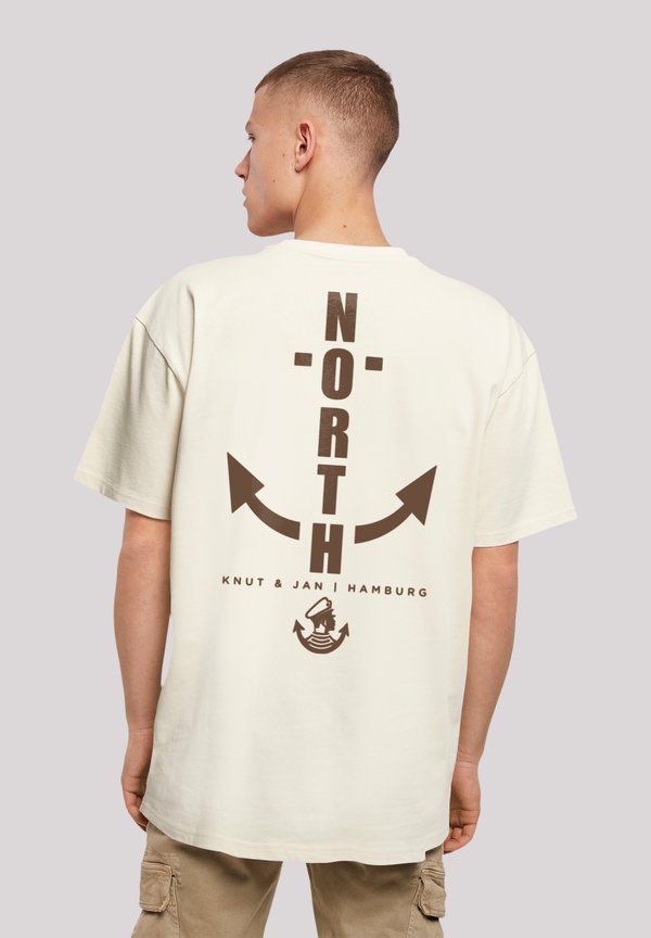 NORTH ANKER KNUT  JAN HAMBURG - T-Shirt print - sand