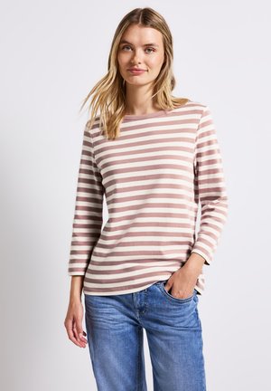 GESTREIFTES - Longsleeve - rosa