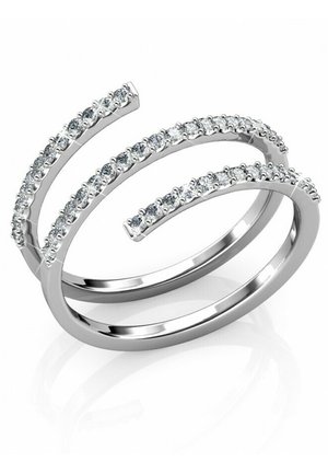 SPIRAL - Ring - argenté couleur / cristal