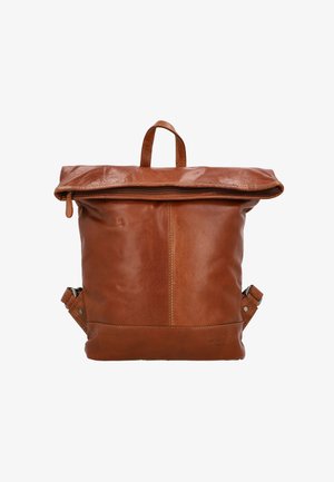 Gusti Leder GITTA - Zaino da viaggio - hellbraun
