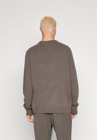 Samsøe Samsøe ISAK SWEATER - Vesta - major brown
