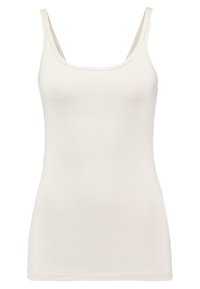 Opus Daily A T-Shirt Donna – Canottiera In Cotone Con Elastan, Scollo A U, Senza Maniche