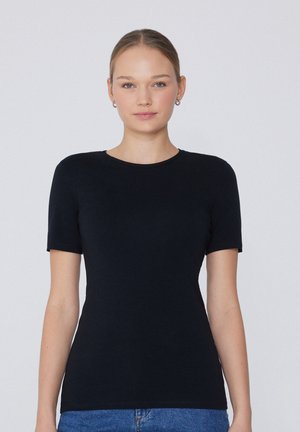 Tezenis, CREW NECK STRETCH - Camiseta básica - black
