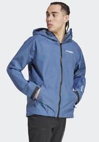 adidas Terrex XPR GORE PAC JJACKET - Giacca hard shell - blue